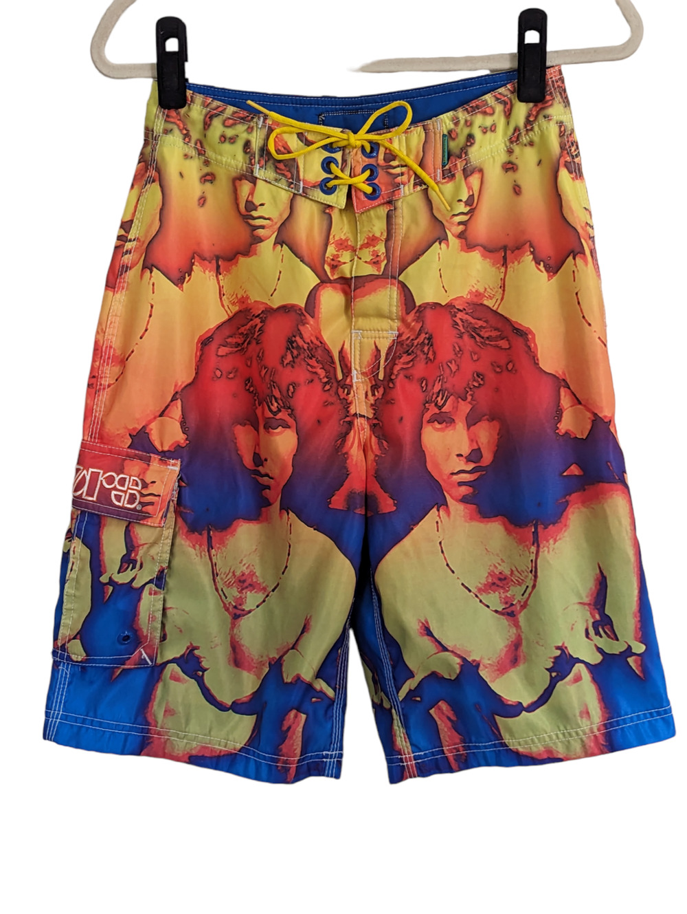 The Doors Hard Rock Cafe Orlando Board Shorts Swim Trunks Size 28 Dragonfly